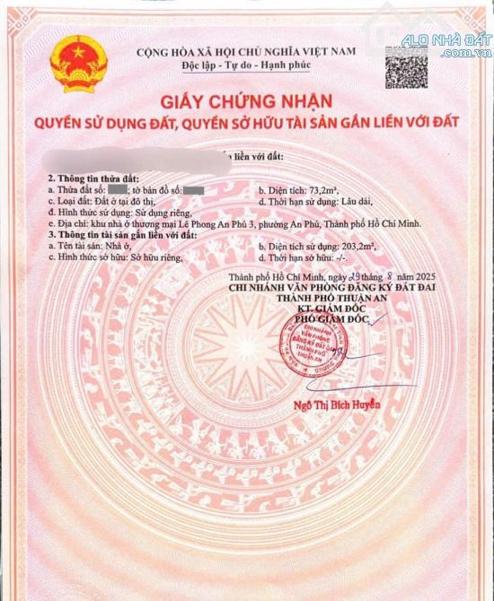 án Căn Góc 2MT Hoàn Công 1 trệt 2 lầu, p.An Phú, Tp.Thuận An chỉ 6tyy800 TL M6319 - 19