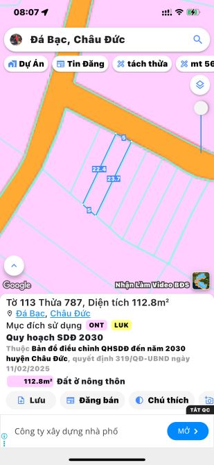 Chỉ 480tr Sở Hữu Lô Đất KDC Xã Đá Bạc - Gần Lan Anh - 2
