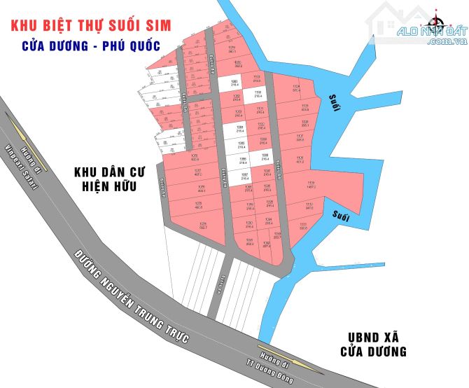 Bán đất đường Nguyễn Trung Trực, khu Suối Sim, diện tích 348m2 giá 2,69 tỷ - 2