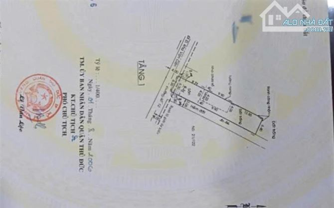 MT ĐS 12 - LÔ GÓC – TRƯỜNG THỌ, TP. THỦ ĐỨC – 220M² (6.5x32) – HỆ SỐ XD 6.0 – CHỈ 15.8 TỶ - 2