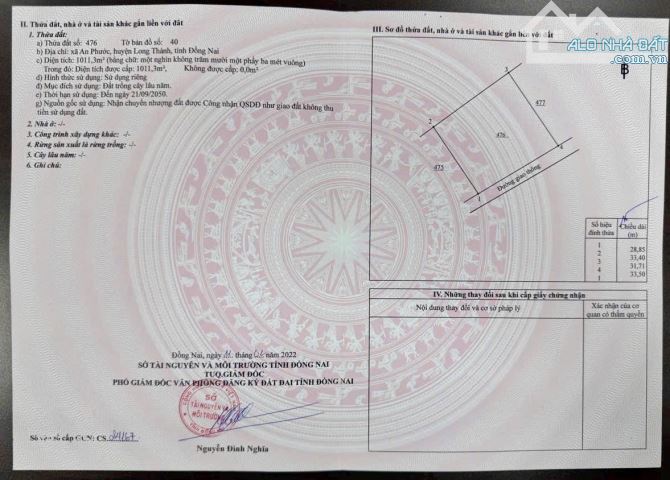 Bán lô đất đường xe hơi xã An Phước, Long Thành, Đồng Nai - 2