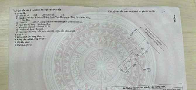 ĐẤT 15 TỶ MẶT TIỀN ĐƯỜNG HOÀNG QUỐC VIỆT, AN BÌNH, NINH KIỀU LỘ 30M, TP CẦN THƠ - 2