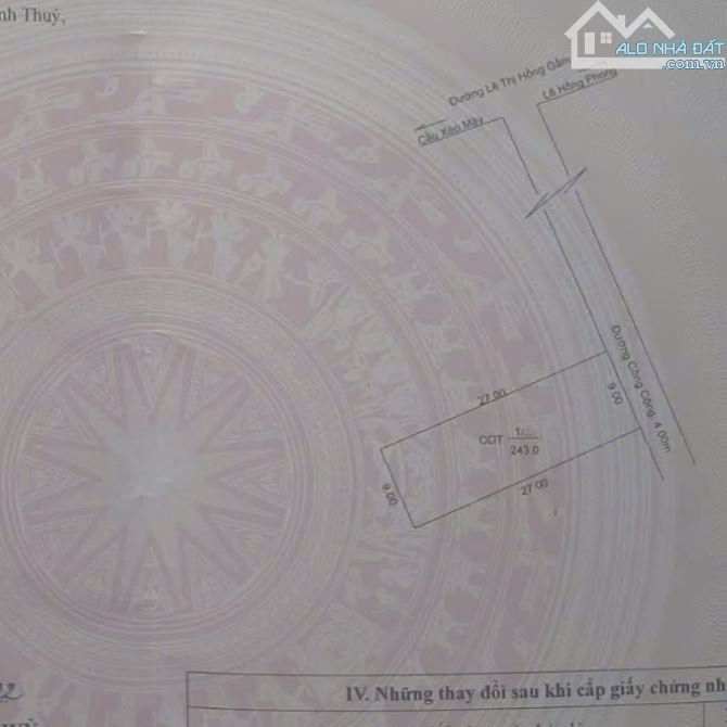 CẶP NỀN THỔ CƯ NHÁNH ĐƯỜNG LÊ THỊ HỒNG GẤM GẦN KCN TRÀ NÓC- PHƯỜNG TRÀ NÓC, TP.CẦN THƠ. - 2