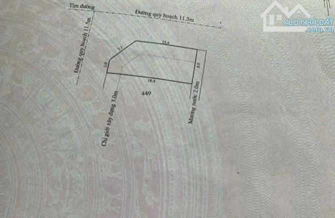 📌Bán đất 2 mặt tiền TẶNG NHÀ THÔ 2 TẦNG KQH ĐẠI HỌC HUẾ - Chỉ 3,3 tỷ/ 134m2 (8x18) - 3