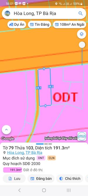 🌟 BÁN LÔ ĐẤT GÓC 2 MẶT TIỀN TỈNH LỘ 52 – HÒA LONG, TP. BÀ RỊA (Phường Tam Long, TP.HCM) - 3