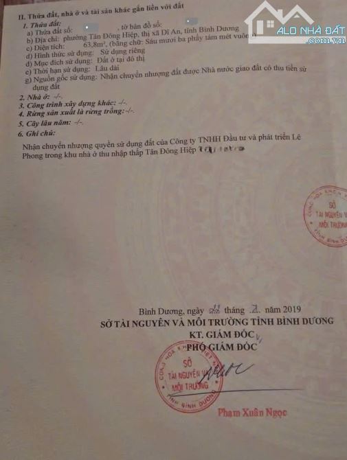 3,62Tỷ TL🔥Bán đất 63,8m2 KDC Lê Phong gần Vincom550 chỉ 500m p.Tân Đông Hiệp, Tp.Dĩ An - 3