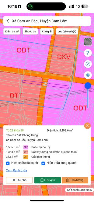 cần bán đất diện tích 3.293 m², mặt tiền Lập Định Suối Môn Cam An Bắc giá 16.5 tỷ - 3