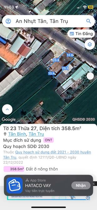 2264m2 có 358m2 thổ mặt tiền nhựa 832 ngay trường học an nhựt Tân trụ 6,4 tỷ ngộp - 4