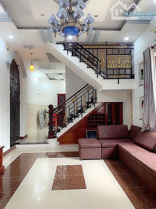 ¹¹²QUẬN 2 NHÀ Lô góc MẶT TIỀN BÌNH TRƯNG TÂY 96M2  4 TẦNG BTCT- NỘI THẤT SỊN XE HƠI NGỦ TR - 4