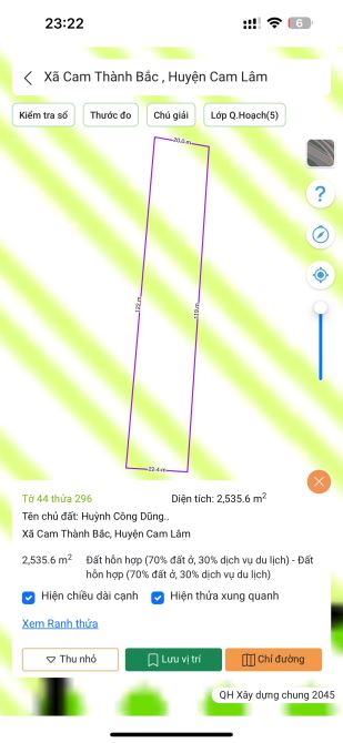 Cần bán 2535m đất nông nghiệp Cam Thành Bắc, Cam Lâm, Khánh Hòa QH đất ở, giá 12.6 tỷ - 4