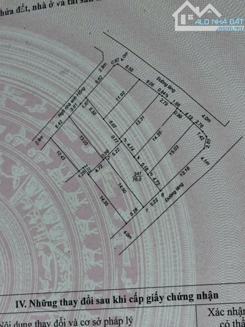 76m full thổ cư Đông Sơn, ô tô thông, chỉ  3,1 tỉ - 4