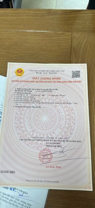 CHỦ GỬI BÁN LÔ ĐẤT ĐƯỜNG NHỰA VỈA HÈ - TĐC PHƯỚC HẢI XUNG QUANH TOÀN NHÀ LẦU ĐẸP - 4