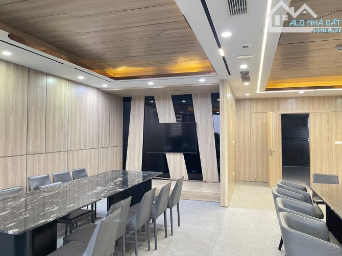 TOÀ VĂN PHÒNG 2 MẶT PHỐ NGUYỄN HỮU THỌ 250M VIEW HỒ LINH ĐÀM VỈA HÈ ĐỖ 10 Ô TÔ GIÁ 156 TỶ - 4