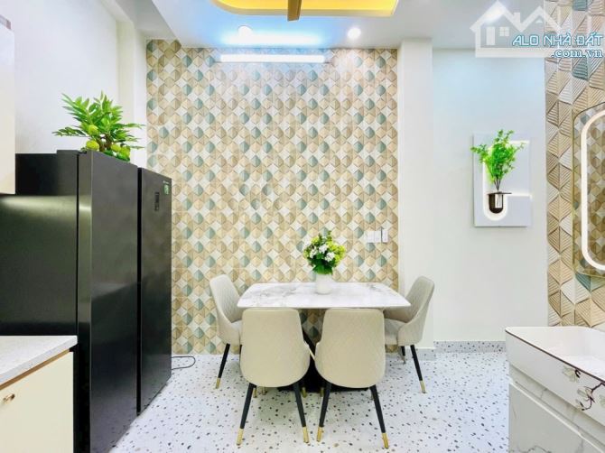 Wow Nhà mới đẹp full nội thất 4 tầng 4 phòng ngủ hẻm thông bàn cờ Phường 14 Gò Vấp - 5