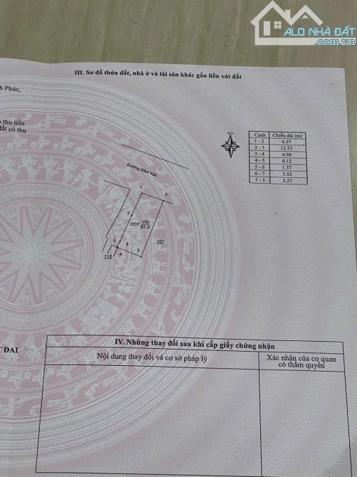 Bán lô góc đất trung tâm phố cổ Vĩnh Yên 61m2 MT 4,57m kinh doanh đỉnh 3,15 tỷ sđcc - 6