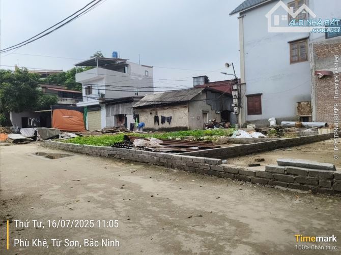 PHƯỜNG PHÙ KHÊ, BẮC NINH 📐 Diện tích: hơn 40m2 ➡️ Mặt tiền: 4m – Mặt hậu: nở , cực đẹp 📍 - 6