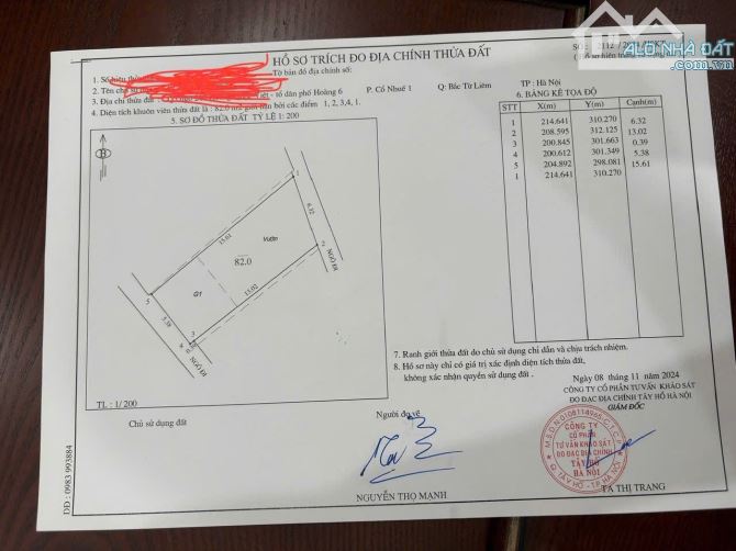 HOÀNG QUỐC VIỆT ĐẤT VÀNG 82m RỘNG 5.3m CHI 4 Ty1
