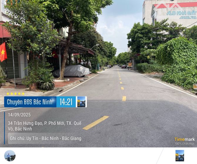 Cần thanh khoản nhanh góc lô đất khu3 phố Mới Quế Võ Diện tích 70m2 Mặt tiền 4m Hướng nam