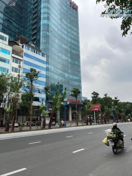 TÒA MẶT PHỐ, HOÀNG QUỐC VIỆT, CẦU GIẤY-VỈA HÈ- KD-Ô TÔ:295M X9T, MT 8M, GIÁ 250 TỶ