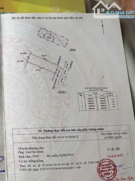 HẺM XH 1 TRỤC THẲNG,  SÁT MT CỐNG QUỲNH - ( 4 x 13 ) - TT QUẬN 1 - CHỈ 12Tỷ