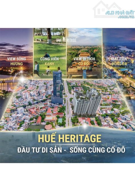 🔥🔥🔥🔥🔥Đặt chỗ ưu tiên vị trí căn hộ HUE HERITAGE giá chỉ từ 1,2 tỷ/căn