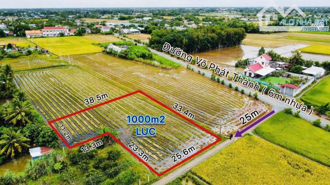 Bán 1000m2 đường ô tô gần NGÃ TƯ CHO TRẠM giá 1,9 tỷ SHR