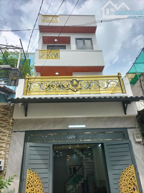 gấp gấp gấp  Hẻm 6m thông chợ gò xoài  - 50M2 (4X12.5), 3 tầng đẹp mới chỉ nhỉnh 5 tỷ