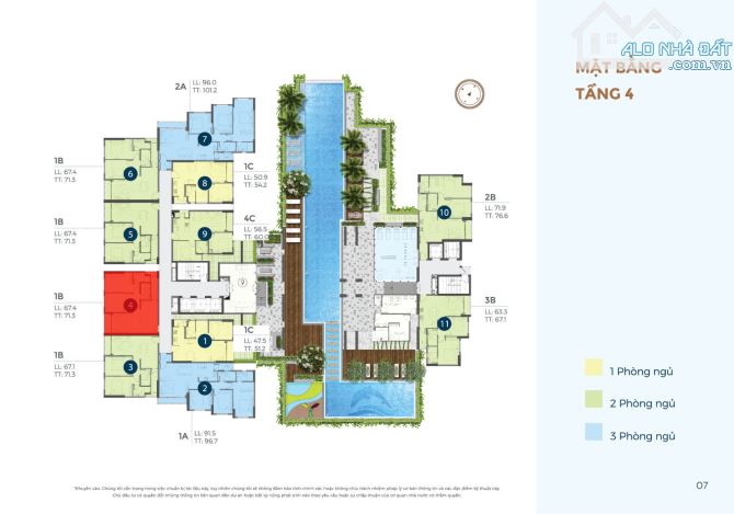Cần bán căn 2PN Precia tầng tiện ích bao hết thuế phí