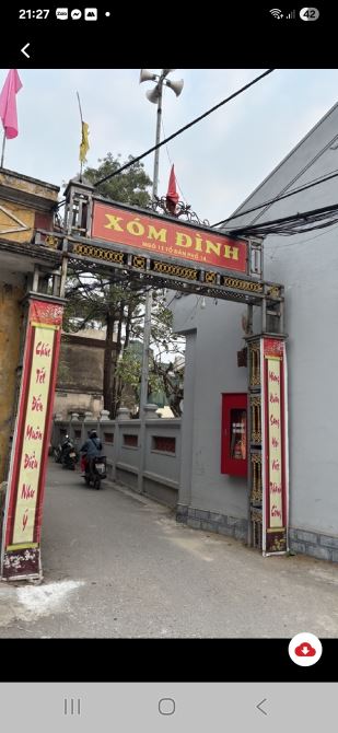 Chủ nhà cần bán đất bắc lãm dt 50m2 vị trí đẹp đường  ngõ rộng 4m gàn ngã tư gàn chợ rất
