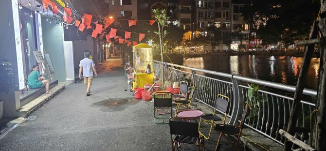 Bán đất trần duy hưng, mặt ngõ thông ô tô, kinh doanh, view hồ thoáng vĩnh viễn, sổ đẹp
