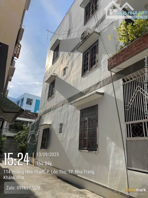 BÁN CĂN NHÀ 3 TẦNG, HẺM Ô TÔ, ĐƯỜNG HOÀNG HOA THÁM, CÁCH BIỂN 200M GIÁ 6,8 TỶ. CN16.9
