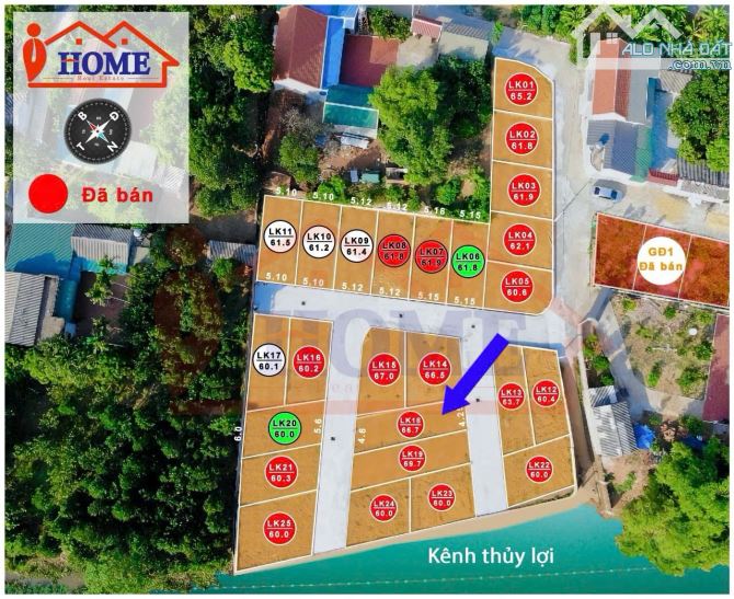 🔥💥 LÔ ĐẤT 2 MẶT THOÁNG 💥🔥  👉 - 1