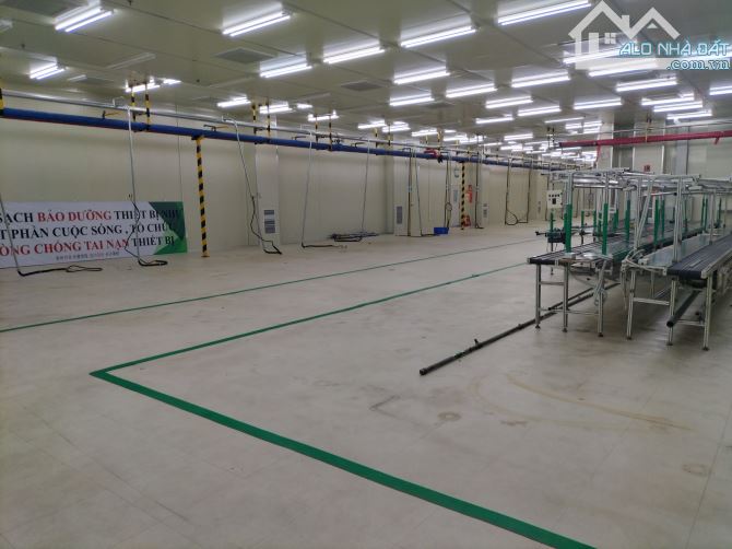 CHO THUÊ NHÀ XƯỞNG 1.700M2 TRONG KCN QUẾ VÕ 1 BẮC NINH. ĐẦY ĐỦ PCCC, ĐIỀU HOÀ, TRẦN VÁCH - 1