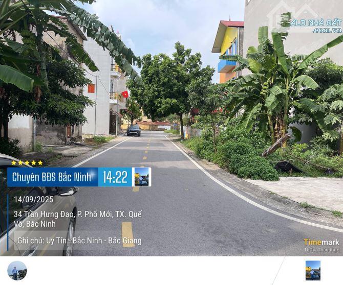 Cần thanh khoản nhanh góc lô đất khu3 phố Mới Quế Võ Diện tích 70m2 Mặt tiền 4m Hướng nam - 1