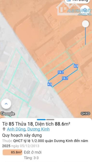 BÁN ĐẤT TĐC ANH DŨNG 8 – HƯNG ĐẠO, HẢI PHÒNG 🏡 Cách Cầu Rào chỉ 2km - 1
