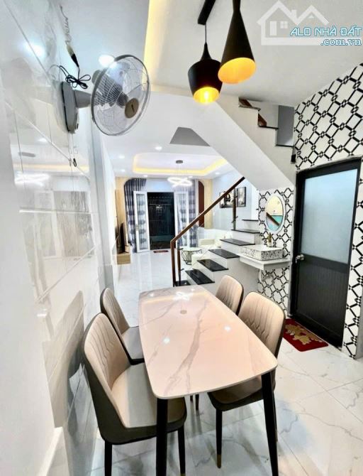 NHÀ HUỲNH VĂN NGHỆ.P12,GÒ VẤP. 3,68 TỈ. NHÀ  NỘI THẤT ĐẦY ĐỦ,DỌN VÀO Ở NGAY. - 1