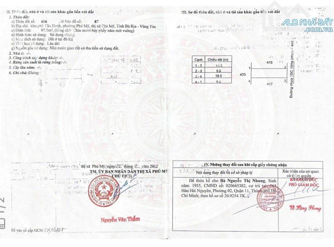 BÁN GẤP ĐẤT DVCC MẶT TIỀN NGÔ ĐỨC KẾ – PHÚ MỸ - 1