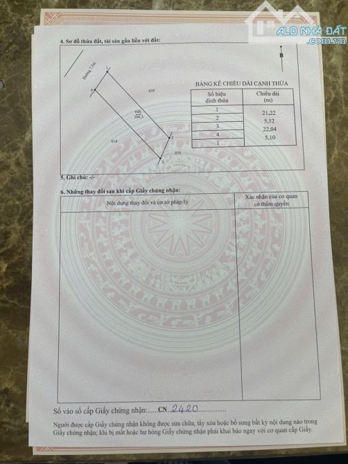 BLOCK THỔ CƯ VỪA RA LÒ – SAU LƯNG ỦY BAN TX.PHONG ĐIỀN – Giá chỉ từ 4xx triệu - 1