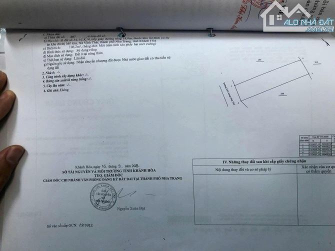 Lô đất sổ đỏ 106m2 mặt 5m hướngTN khu TĐC Mỹ Gia gần Ủy Ban Phường giá tốt 6,65 tỷ - 1