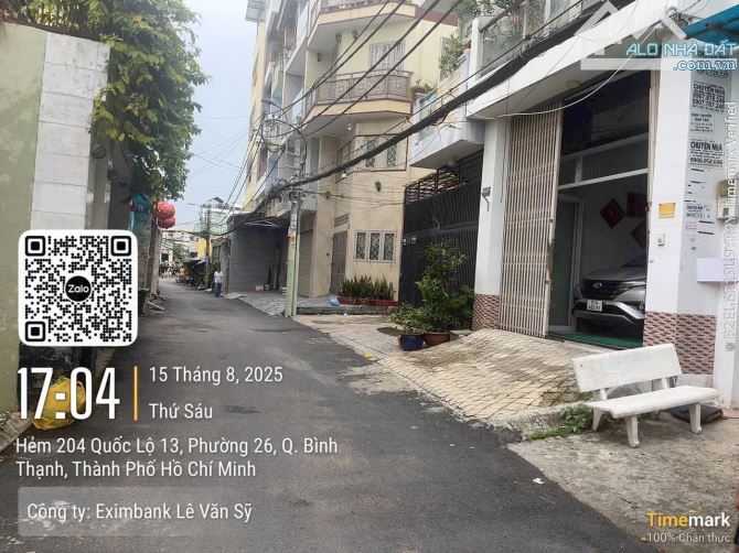 Căn nhà 4 lầu 1 lửng đang cho thuê full đường ô tô P26 Quận Bình Thạnh - 1