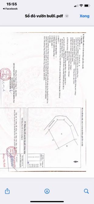 Bán đất 2 mặt tiền sổ riêng thổ cư Tân triều - 1