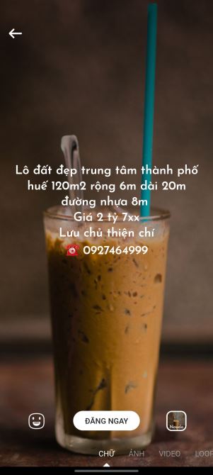 BÁN LÔ ĐẤT NỀN TRUNG TÂM TP HUẾ 120M2 RỘNG TỚI 6M ĐƯỜNG NHỰA 8M GIÁ CHỈ 2.6X TỶ - 1