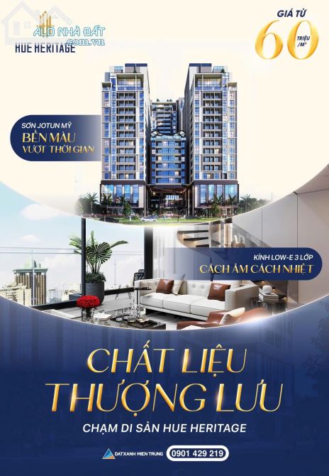 Hot - Ra mắt căn hộ cao cấp dự án Huế Heritage đường Đống Đa. Nhanh tay liên hệ đặt chỗ - 5