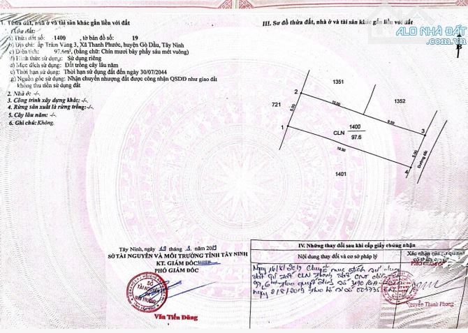 Bán đất đường xe hơi Pháo Binh, Thanh Phước, Gò Dầu, Tây Ninh - 2