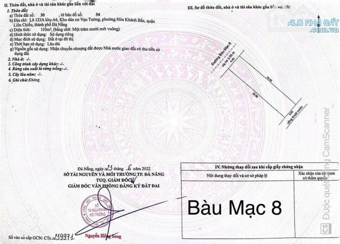 📌📌📌LÀM VIỆC TRỰC TIẾP GIÁ TỐT !!!Bán giúp lô 2 đất bàu mạc 6 và  bàu mạc 8 - 2