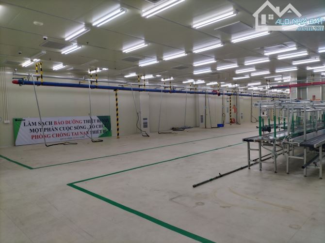 CHO THUÊ NHÀ XƯỞNG 1.700M2 TRONG KCN QUẾ VÕ 1 BẮC NINH. ĐẦY ĐỦ PCCC, ĐIỀU HOÀ, TRẦN VÁCH - 2