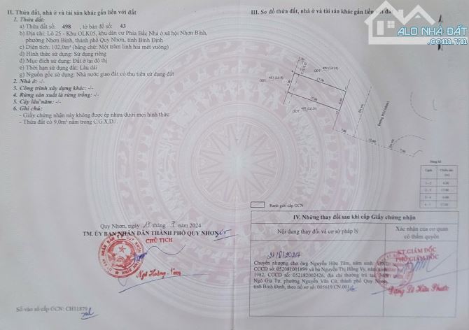 Cần bán đất mặt tiền đường Nguyễn điêu chợ dinh - 2