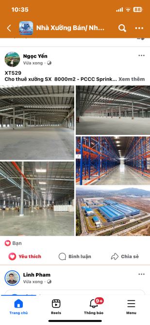 XT529 Cho thuê xưởng SX  8000m2 - PCCC Sprinkler rẻ nhất Trong KCN LONG THÀNH ĐN - 2