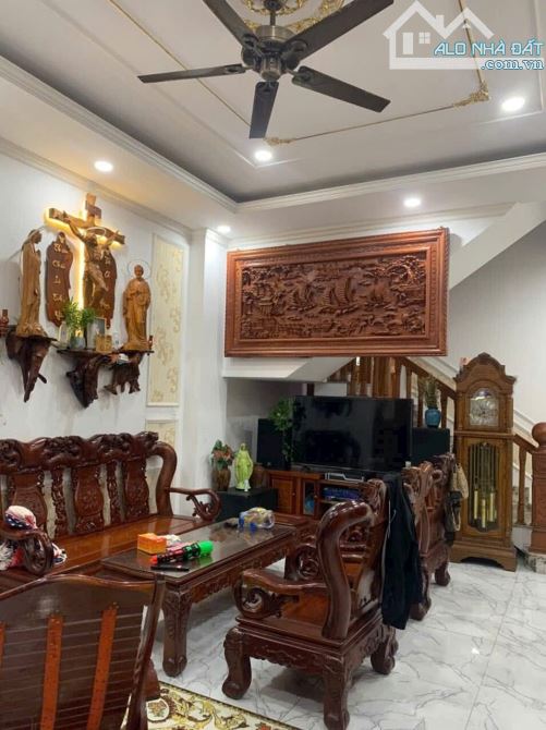 Bán nhà MT Nguyễn Quang Diêu Tân Phú 5x24.5m đúc 3 lầu giá 16 tỷ TL (gần chợ Tân Hương) - 2