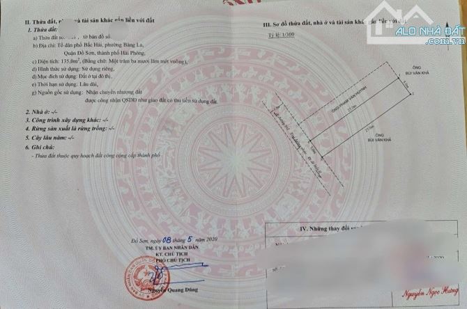 Chính chủ gửi bán lô đất tại Bàng La Đồ Sơn Hải Phòng - 2
